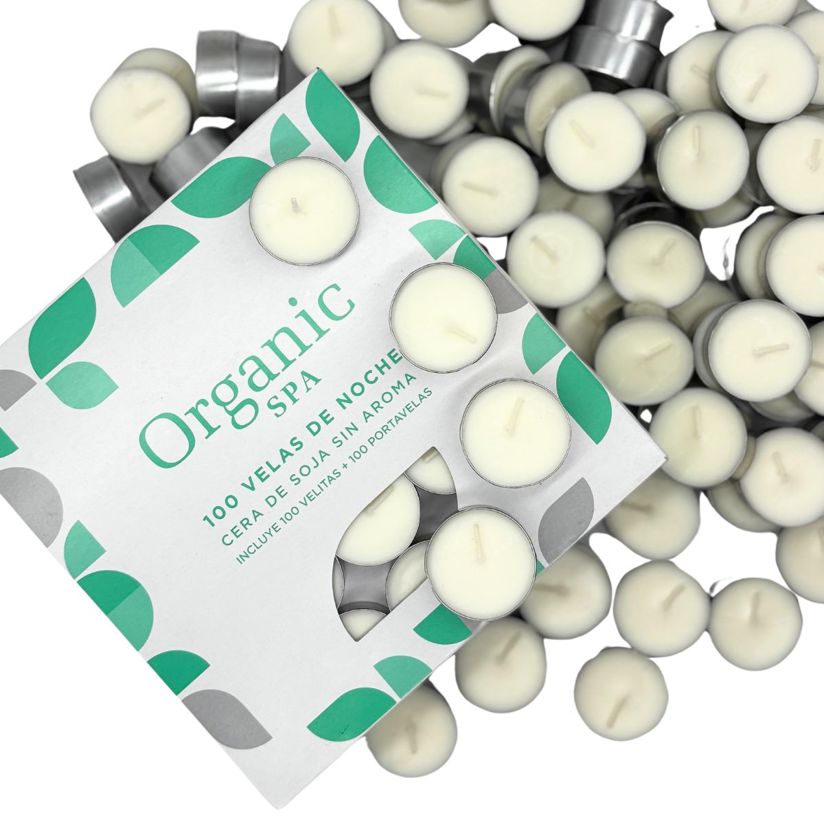 TEALIGHTS x 100 u . CERA DE SOJA