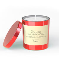 VELA ROJA NAVIDAD ALMENDRAS